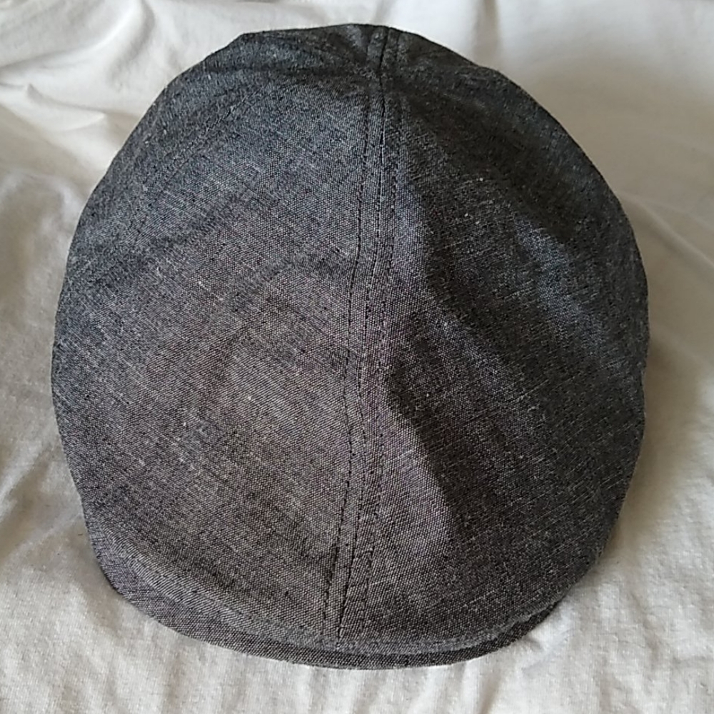 Men's stitched down flat cap
